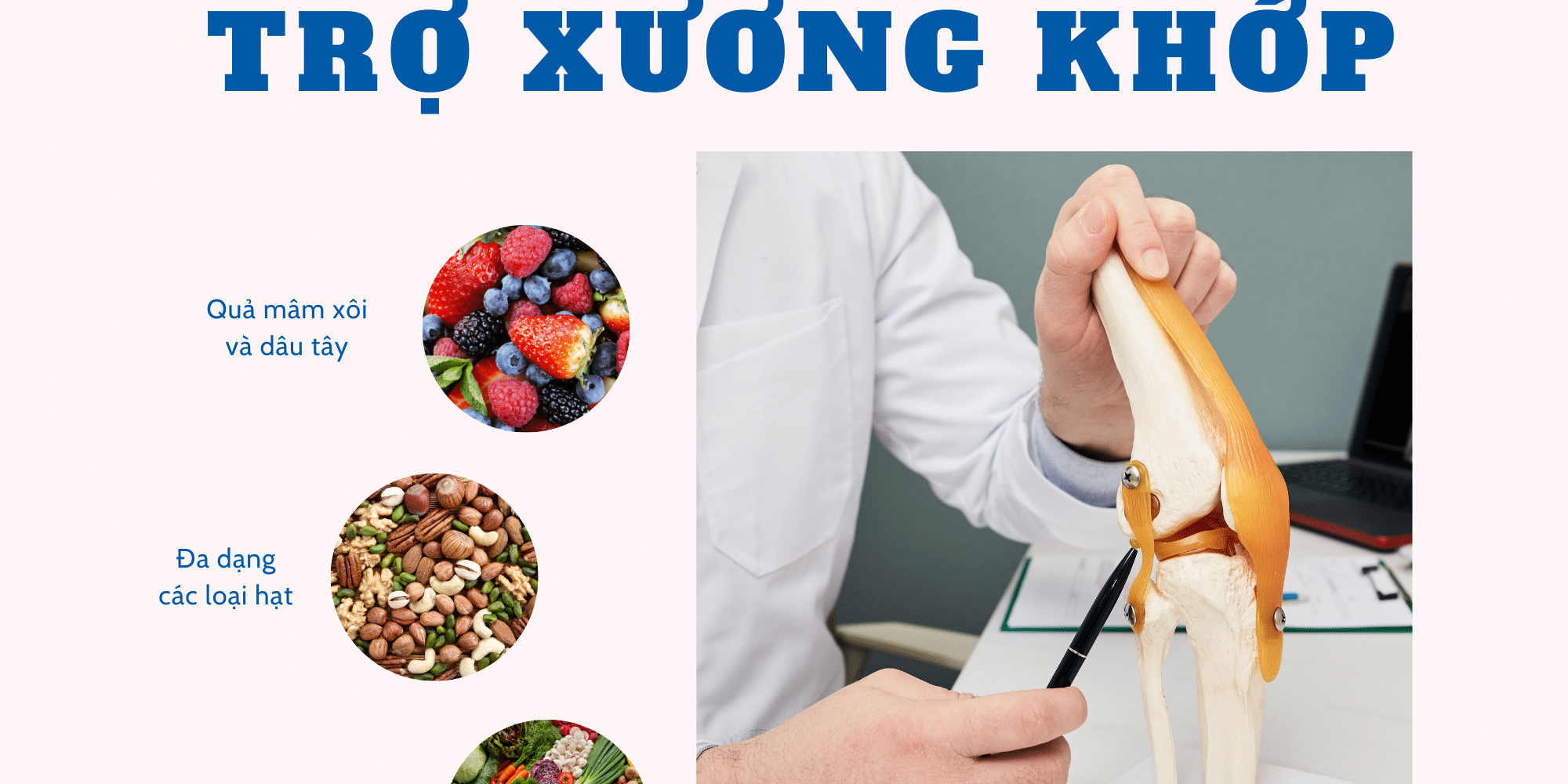 Gợi ý 5 loại thực phẩm hỗ trợ tốt cho xương khớp cực kỳ hiệu quả