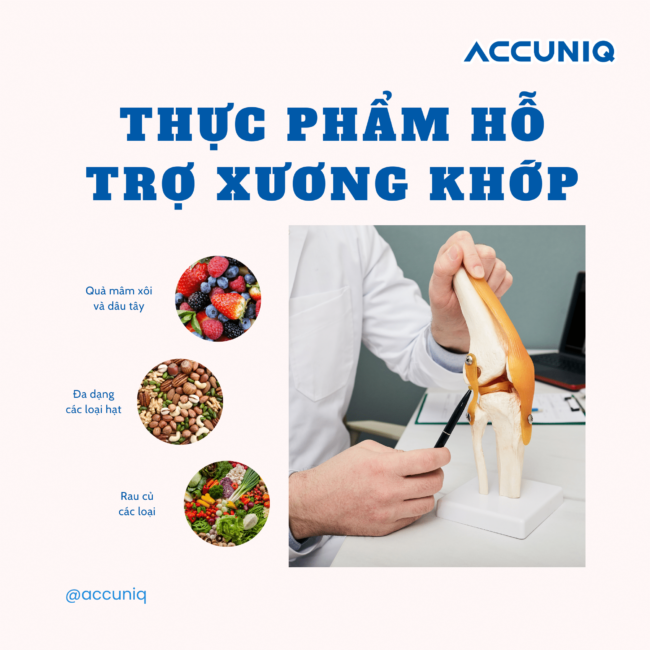 Gợi ý 5 loại thực phẩm hỗ trợ tốt cho xương khớp cực kỳ hiệu quả